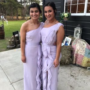 David’s bridal lavender bridesmaid dresses